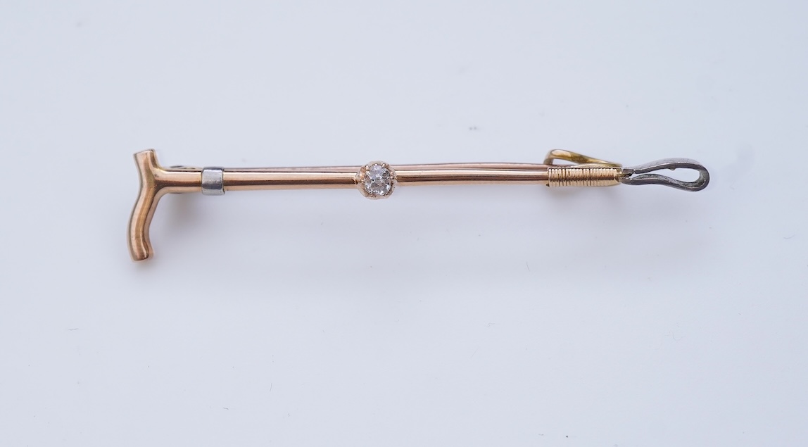 A collection of four tie pins, circa 1900